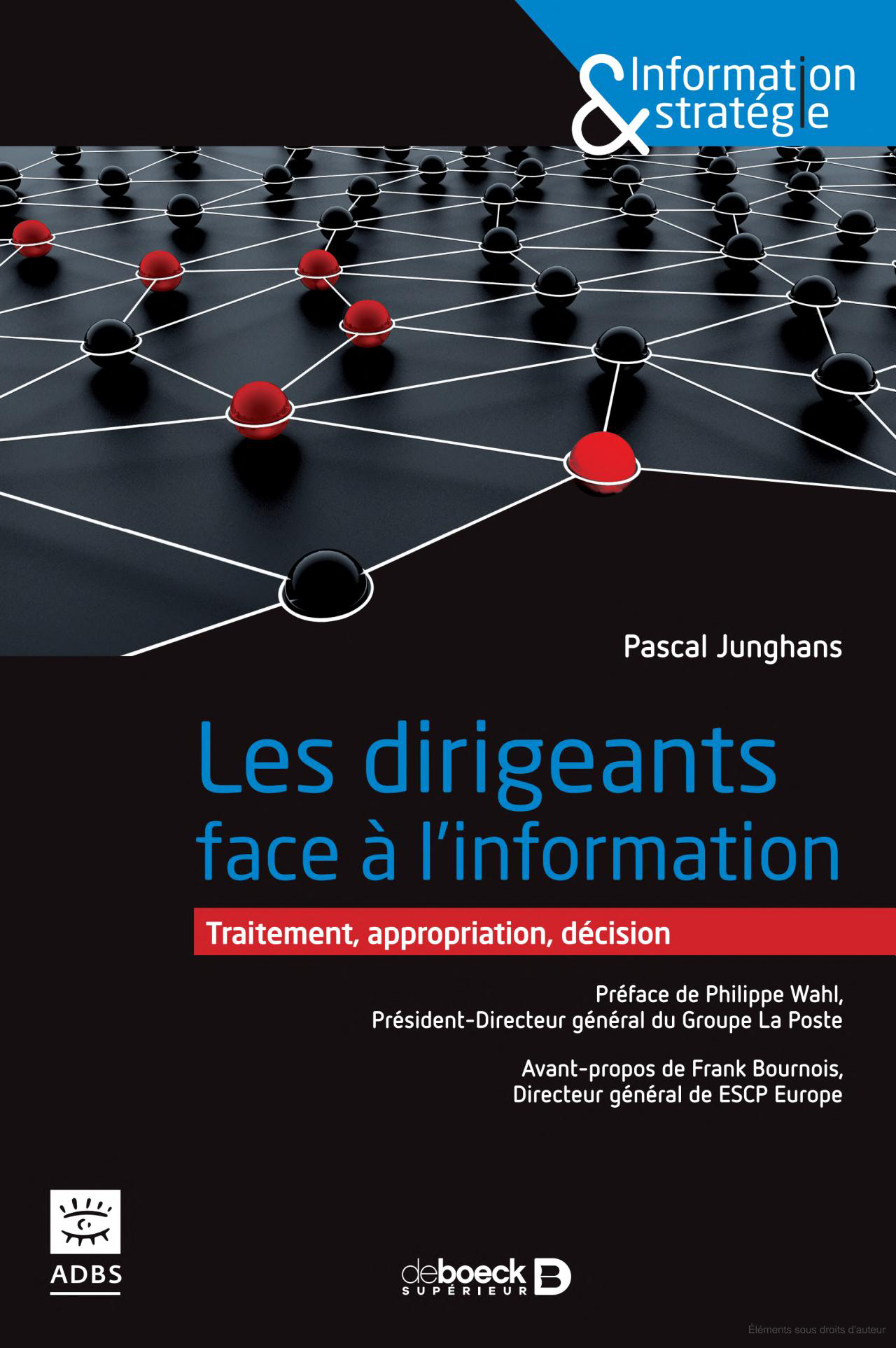 Couverture de l'ouvrage intitulé "les-dirigeants face a l'information