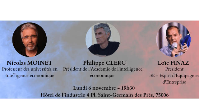 Conférence : L’action publique au soutien de l’intelligence économique